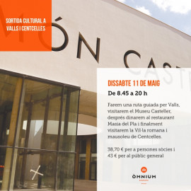 BCN Eixample: Sortida cultural a Valls i Centelles