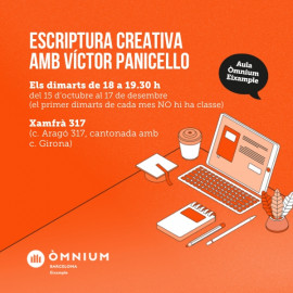 BCN Eixample: Escriptura creativa amb Víctor Panicello