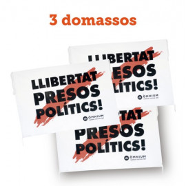Pack 1 - 3 domassos "Llibertat presos polítics"